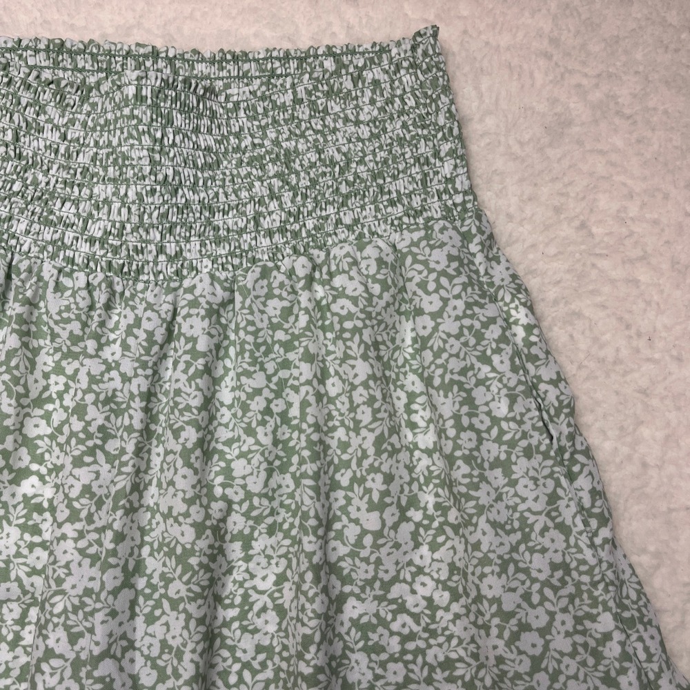 Sienna Sky Green and White Wide Leg Jumpsuit Pants